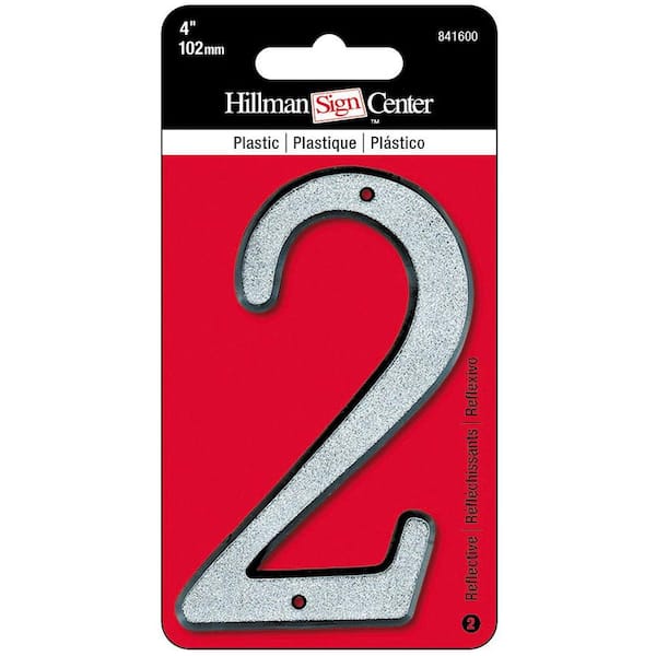The Hillman Group 4 in. Nail-On Plastic Number 2