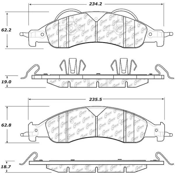 Centric Parts Disc Brake Pad Set