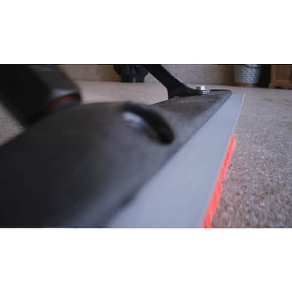 Libman - 24 in. High Power Heavy-Duty Multi-Surface Squeegee Push Broom with Brace and Steel Handle