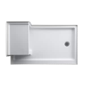 Tresham 60 in. x 36 in. Single Threshold Shower Base with Right-Hand Drain in White