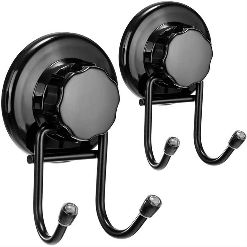 YAMTO Heavy Duty Vacuum Suction Cup Hooks for Smooth Bathroom Shower  Wall/Glass Door/Mirror,Waterproof Stainless Steel Hook for Hanging Shower  Towel