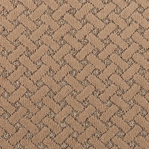 Sharp Perception Lavish Brown 37 oz. Polyester Pattern Installed Carpet