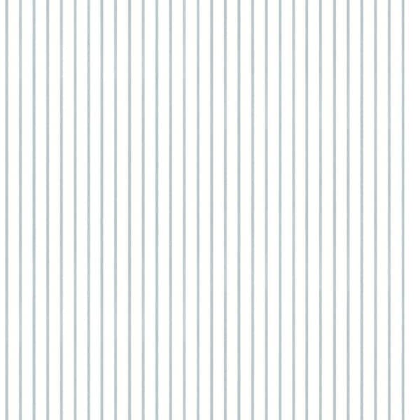 A-Street Prints Oliver Blue Heather Simple Stripe Paper Non-Pasted Non-Woven Matte Wallpaper