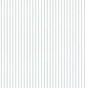 Oliver Blue Navy Simple Stripe Non-Pasted Non-Woven Wallpaper Sample