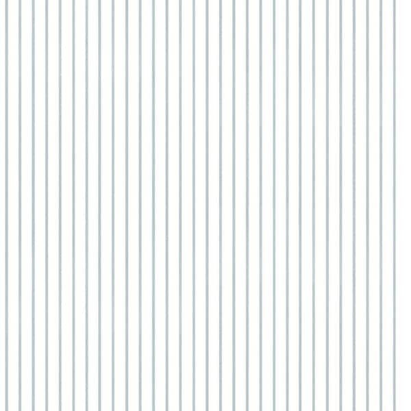 Oliver Navy Simple Stripe Wallpaper - Blue - A-Street Prints