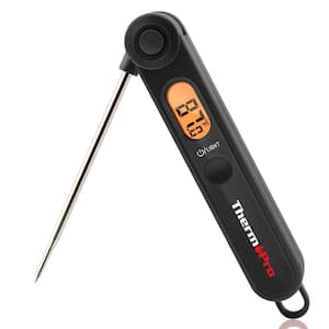 Black Digital Instant Read Meat Thermometer Food Candy Cooking Kitchen Thermometer