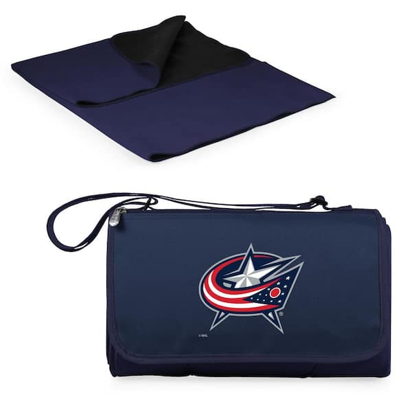 Picnic Time Columbus Blue Jackets Navy Outdoor Picnic Blanket