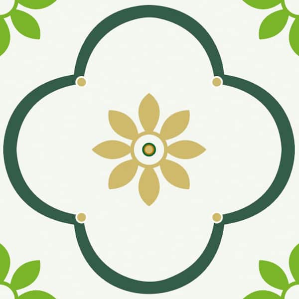 12 in. x 12 in. Vinyl Peel and Stick Floor and Wall Tiles Self Adhesive Backsplash Tile (12-Pack, 12 sq. ft. )