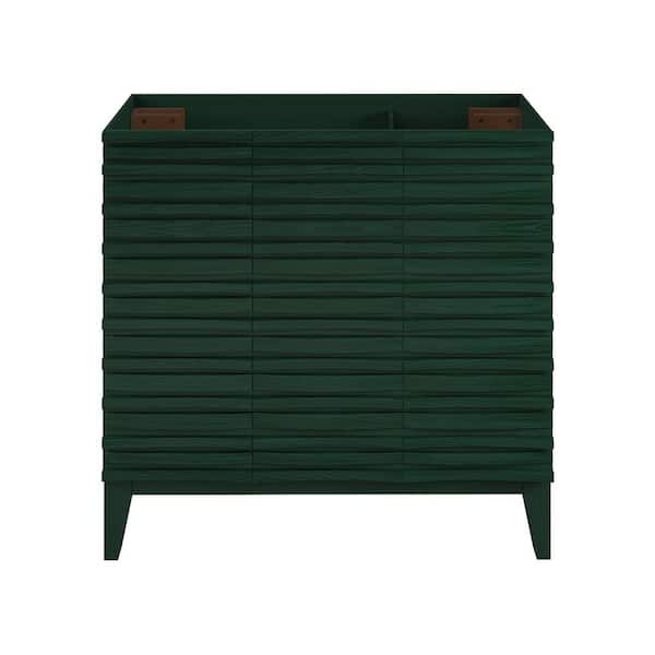 Swiss Madison Cascade 36 in. Freestanding Bath Vanity Cabinet without Top in Green Oak