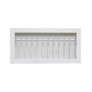 Anchester Assembled 30 in. x 15 in. x 12 in. Wall Dish Holder Cabinet in White