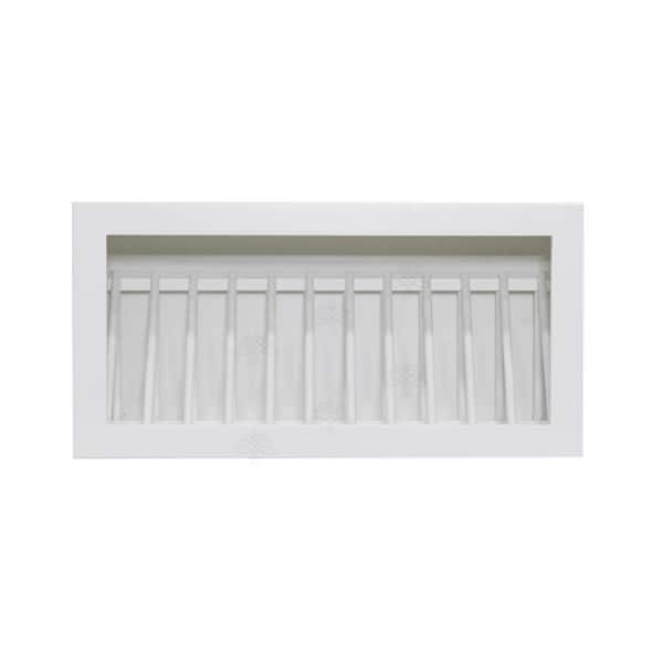 LIFEART CABINETRY Anchester Assembled 30 in. x 15 in. x 12 in. Wall Dish Holder Cabinet in White