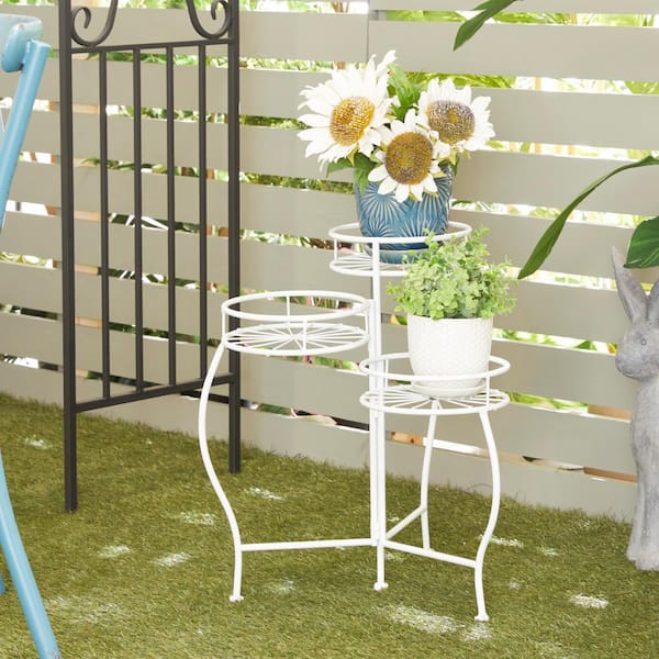 3-Tier Plant popular Stand White