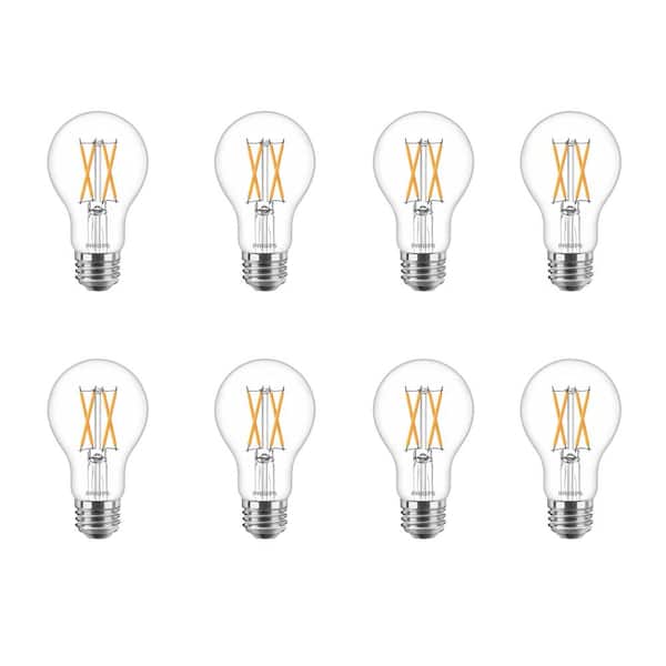 Philips 25-Watt Equivalent G16.5 Dimmable LED Light Bulb with Warm Glow Dimming Effect Candelabra Base Soft White (8-Pack) Philips 25-Watt Equivalent G16.5 Dimmable LED Light Bulb with Warm Glow Dimming Effect Candelabra Base Soft White (8-Pack)