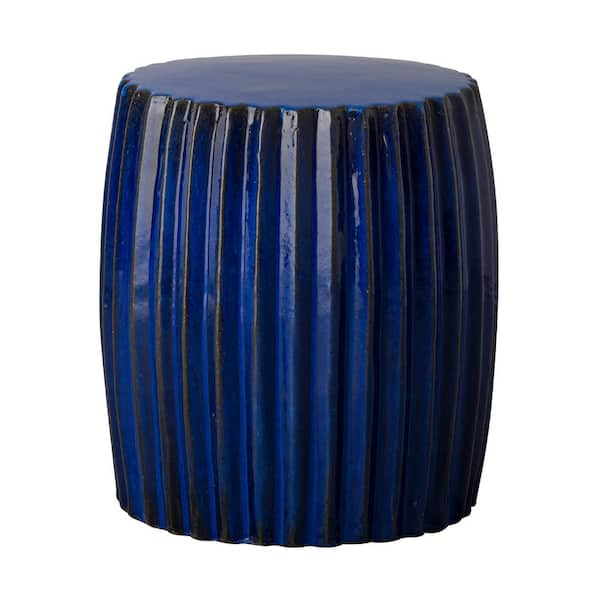 Navy blue 2024 garden stool