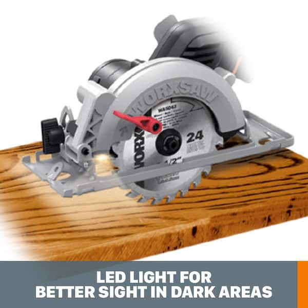 Power Share 20-Volt Worxsaw 4-1/2 in. Compact Circular Saw with Brushless  Motor (Tool Only)