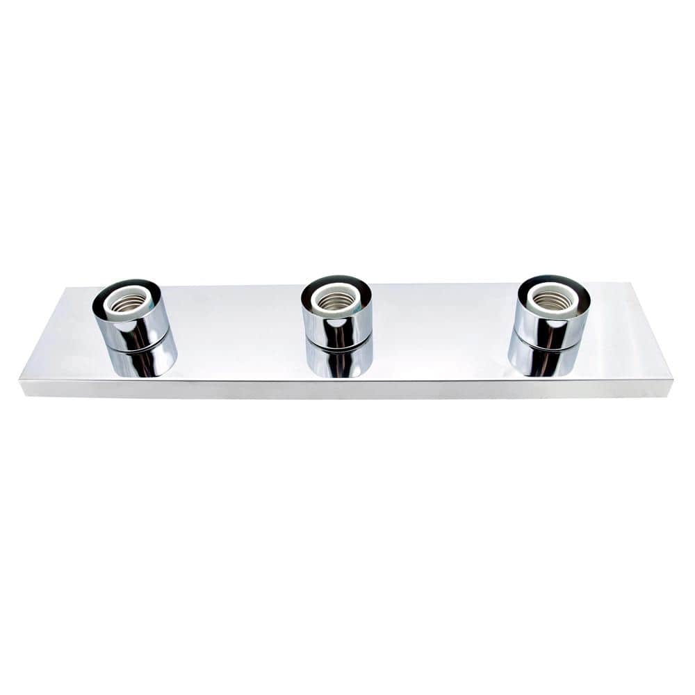 18 in. Metallic Vanity in Lighting Strip Chrome Uses Three 60-Watt Incandescent G25 Medium Base Lamps price history on PriceWatchPro