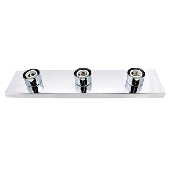 Royal Cove 18 in. Metallic Vanity in Lighting Strip Chrome Uses Three 60-Watt Incandescent G25 Medium Base Lamps
