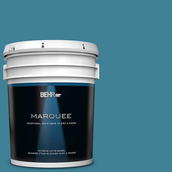 BEHR MARQUEE 5 gal. #540D-6 Wipeout Satin Enamel Exterior Paint & Primer