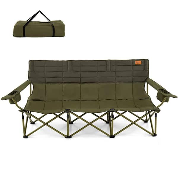 Green Metal Oxford Cloth Camping Chair