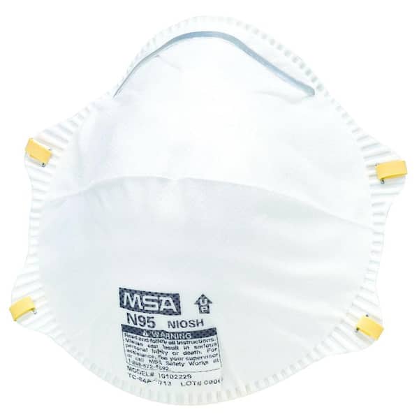 MSA Safety Works N95 Dust Respirator with Odor Filter