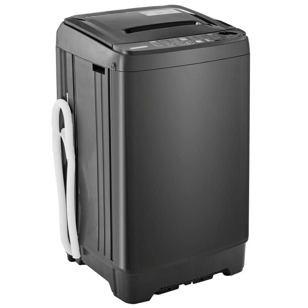 2.3 cu. ft. Full-automatic Smart Home Top Load Washer in Grey with LED Display, 8 Water Level and 10 Wash Programs