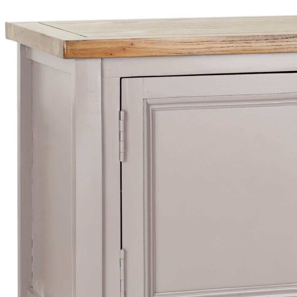 Charlotte 46" Brown and White Oak Transitional Sideboard