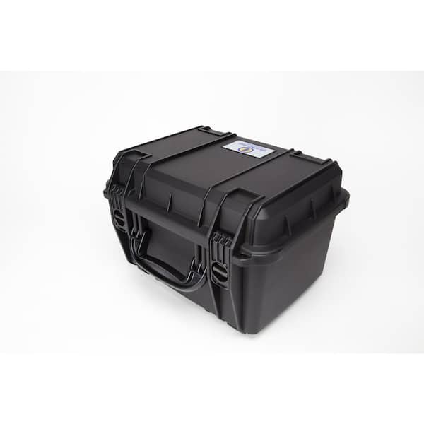 12.13 in. Watertight Tool Case in Black