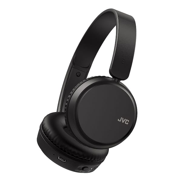 Black Wireless Bluetooth On the Ear Over The Head Foldable Headphones