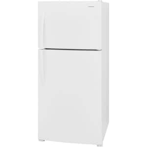 30 in. 20 cu. ft. Freestanding Top Freezer Refrigerator in White Energy Star