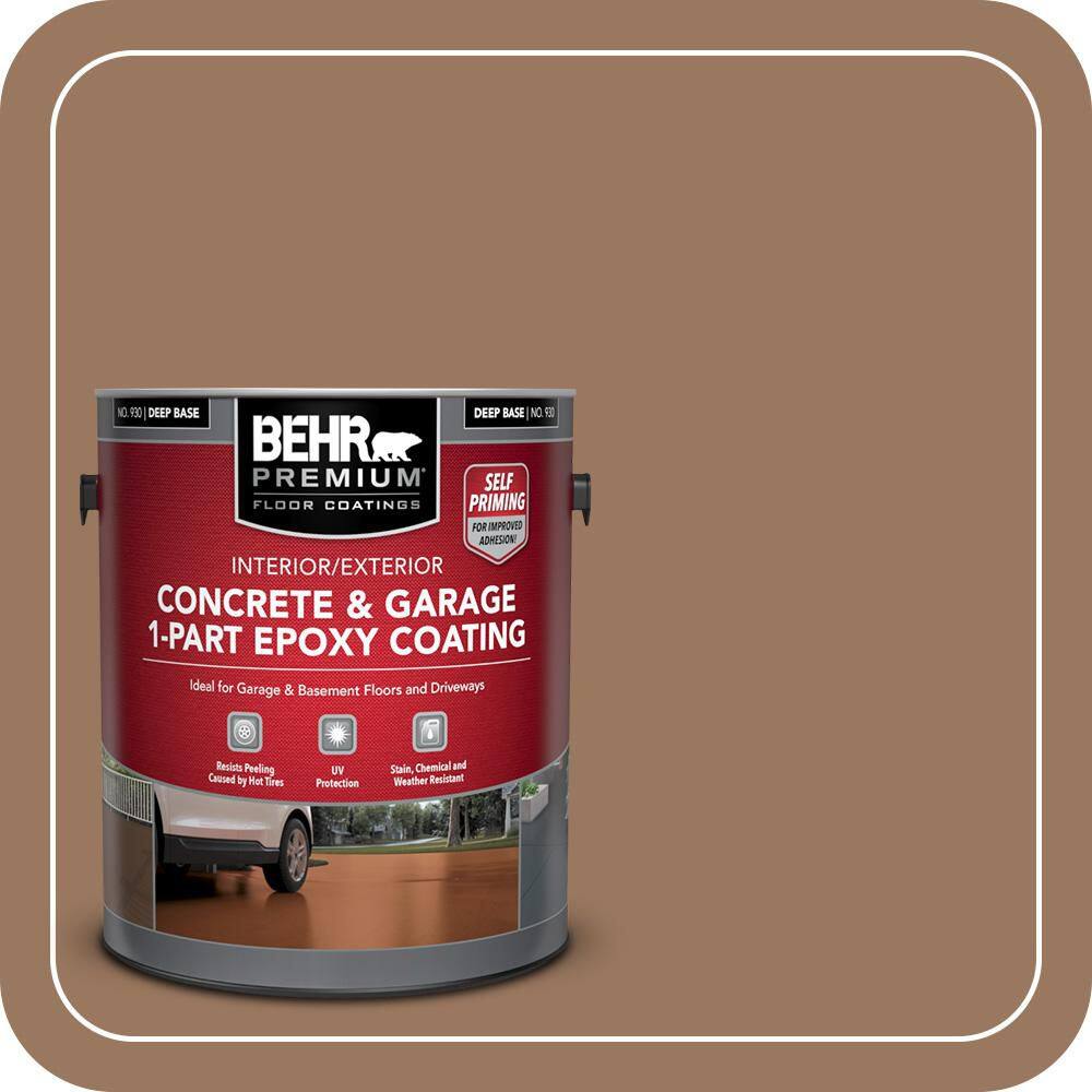 1 gal. #MS-18 Clay Brown Self-Priming 1-Part Epoxy Satin Interior/Exterior Concrete and Garage Floor Paint price history on PriceWatchPro