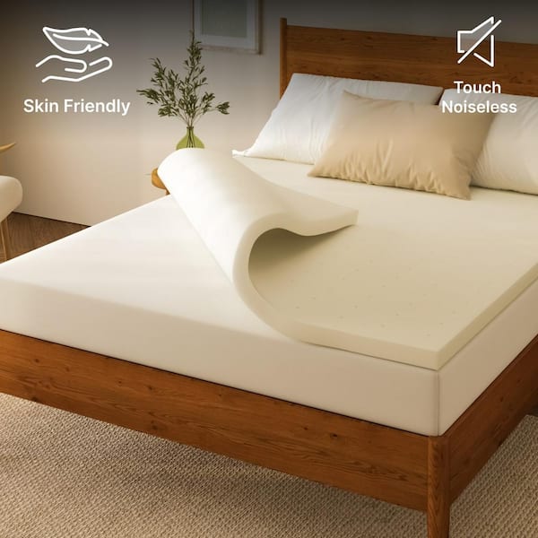 NapQueen 3 in. Full Egg-Shell Gel Memory Foam Mattress Topper NQ10SW30FF -  The Home Depot