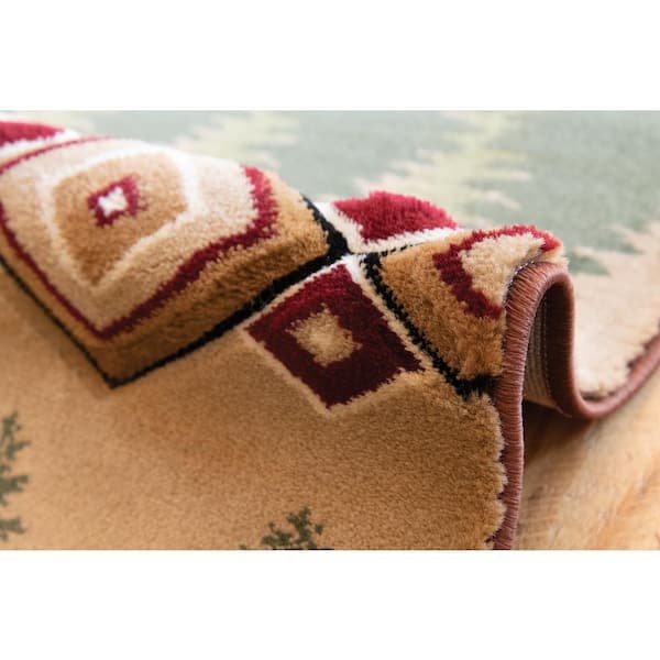 Cottage Faywood Beige 2 ft. 7 in. x 7 ft. 4 in. Runner Rug