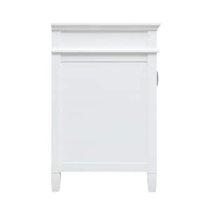 Ashburn 37 in. W x 22 in. D Bath Vanity in White with Cala White Engineered Stone Top DL