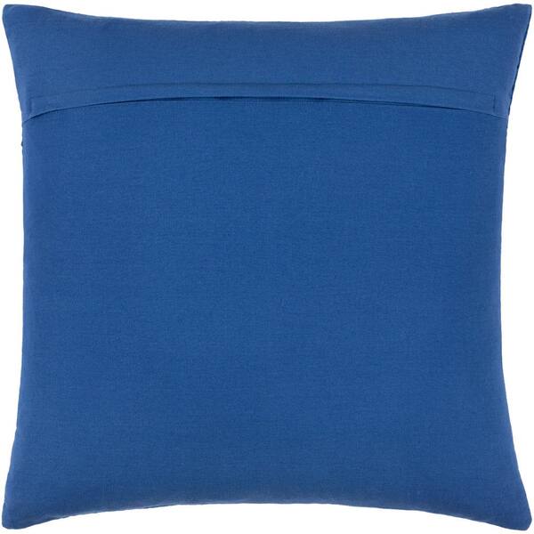 bright blue throw pillows