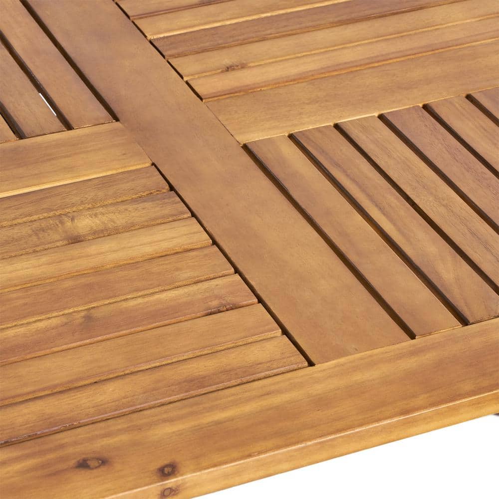 Hermosa Oval 70" Teak Acacia Wood Dining Table