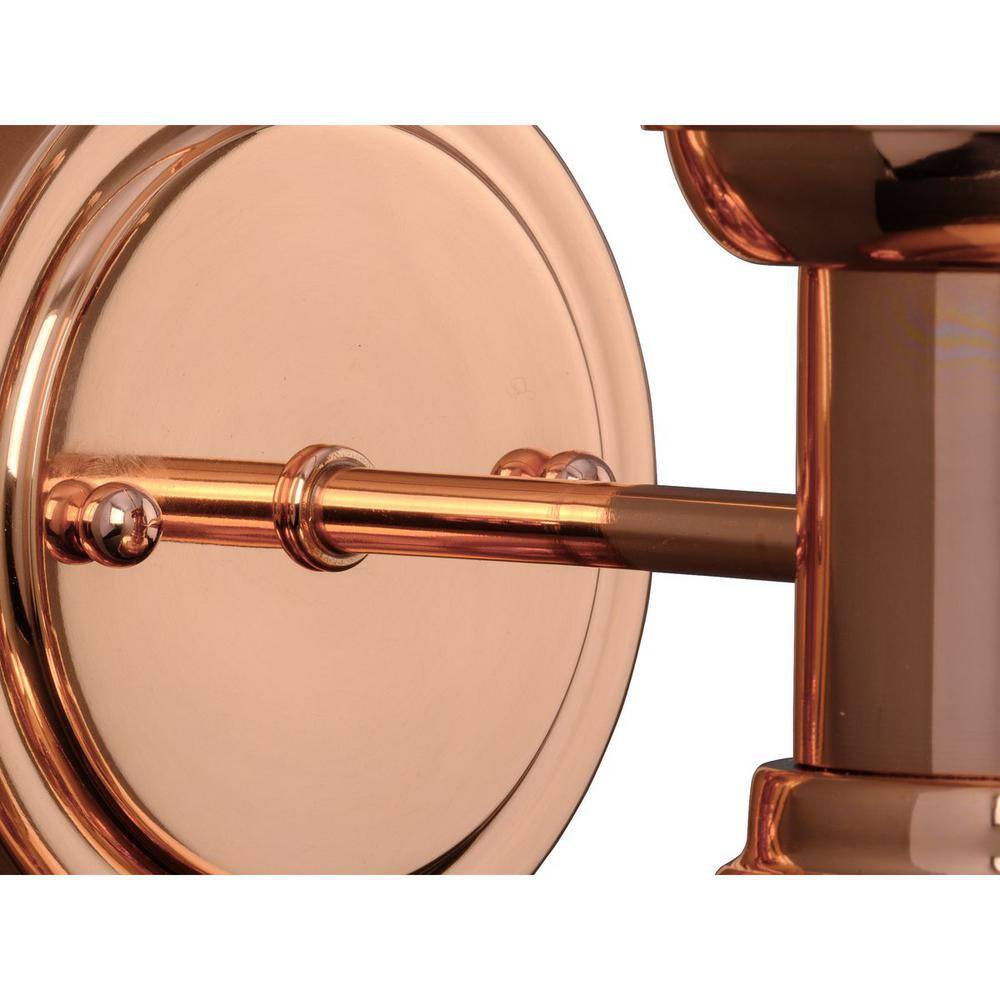 Copper Dimmable Vintage Lantern Wall Sconce