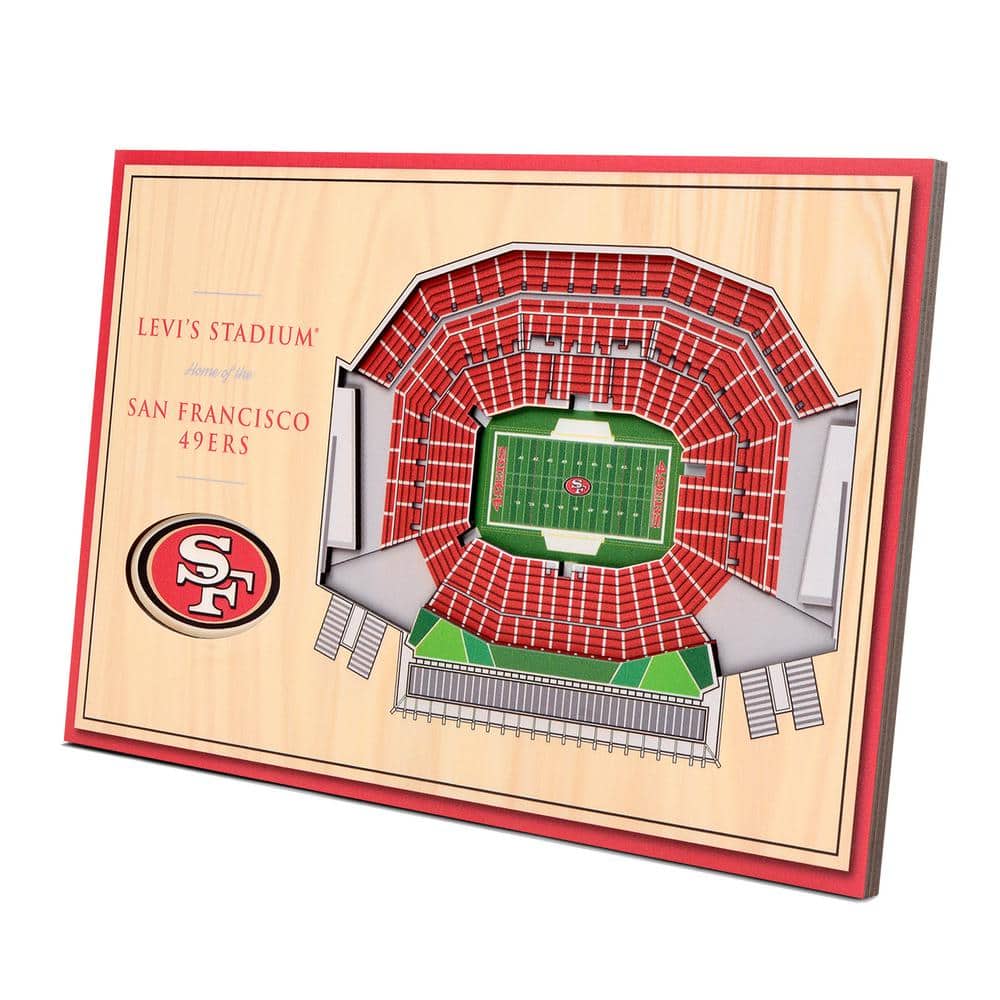 YouTheFan NFL San Francisco 49ers 3D StadiumViews Desktop Display - Levi's  Stadium 8491508 - The Home Depot