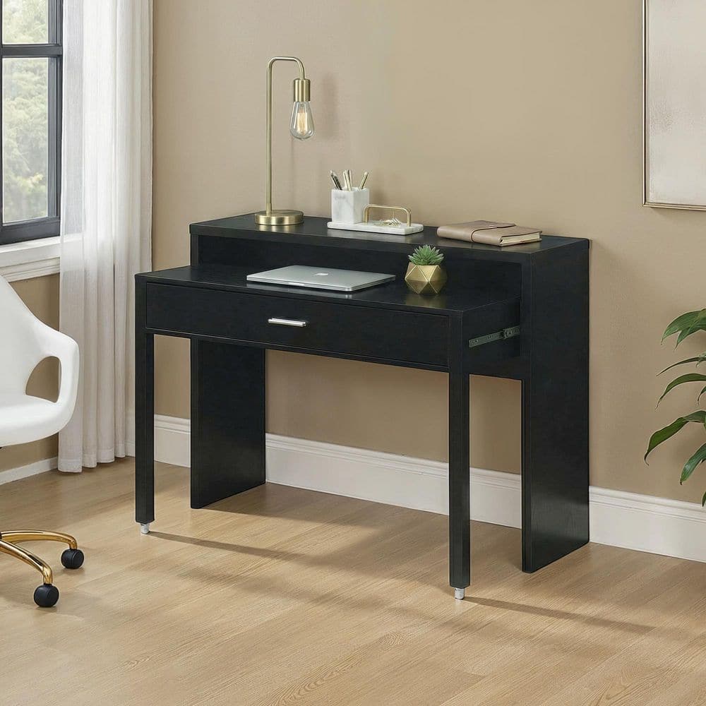 Convenience Concepts Newport JB 47.25 in. Rectangular Black