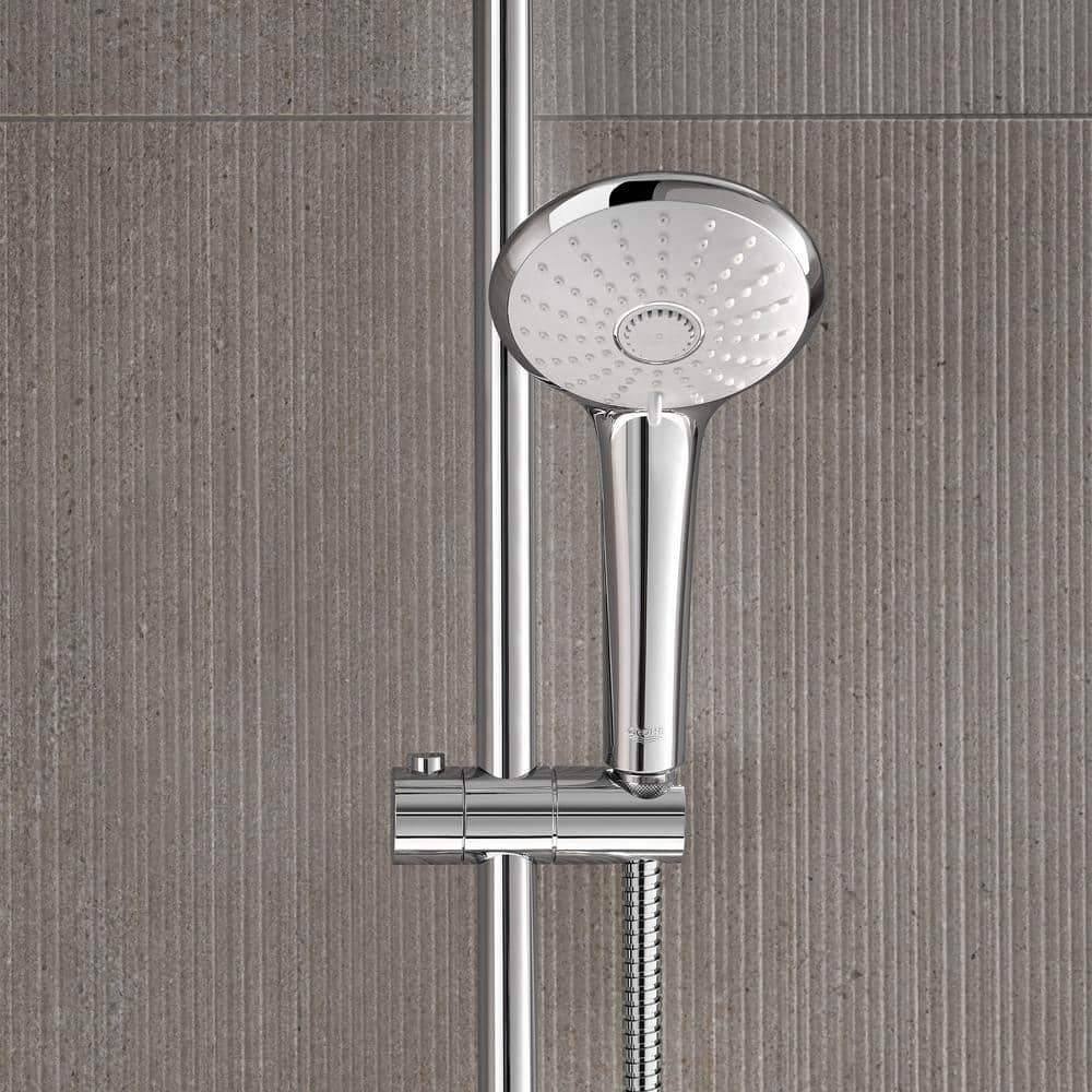 Euphoria 310 Chrome Thermostatic Shower System with Rain Showerhead