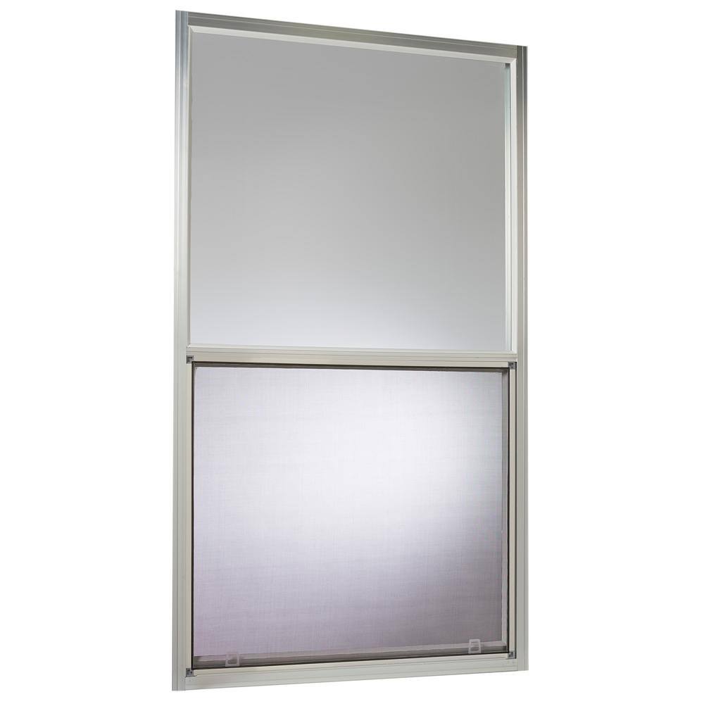 Tafco Windows 30 In X 54 In Mobile Home Single Hung Aluminum Window In White Mhw3155 W The Home Depot