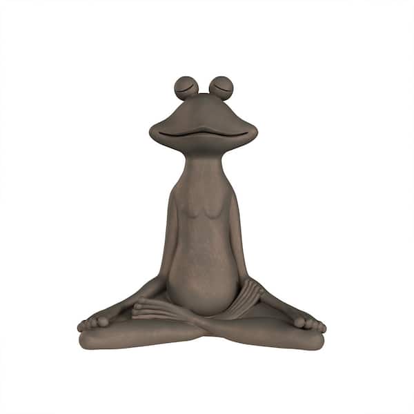 Pure Garden Lawn and Garden Meditating Frog Statue