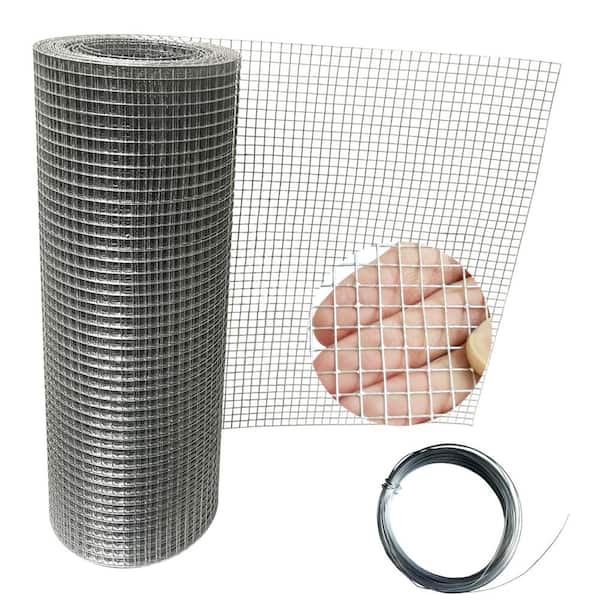 1/4 in. x 1 ft. x 20 ft. Hardware Cloth, 23 Gauge, Hot-dip Galvanized After Welding, Chicken Wire Fence Garden Fencing