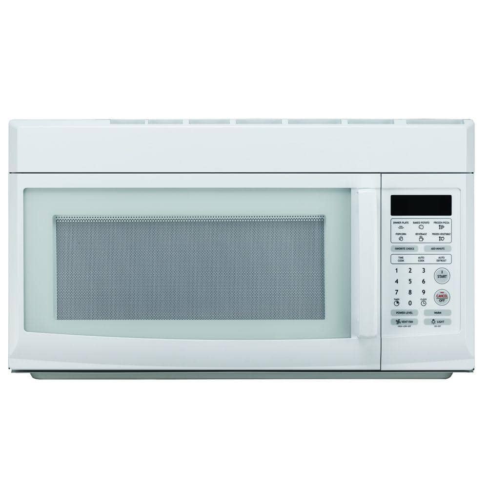 1.6 cu. ft. Over the Range Microwave in White MCO165UW - The Home Depot