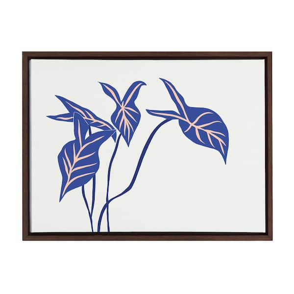 Kate and Laurel Sylvie 18 in. x 24 in. MidCentury Framed Canvas Wall Art