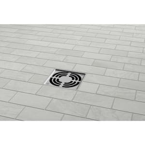 Reserva Alto 12.64 in. x 12.64 in. Geometric Matte Porcelain Mosaic Tile (1.109 sq. ft./Each, Sold in Case of 9 Pieces)