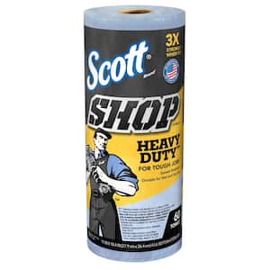 Cleaning Wipes Heavy-Duty Blue Shop Towel