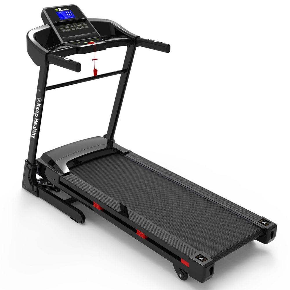 FITSHOW Foldable Electric Treadmill with Automatic Incline 3. 5HP Motor Bluetooth Speaker and Shock Absorption Running price history on PriceWatchPro