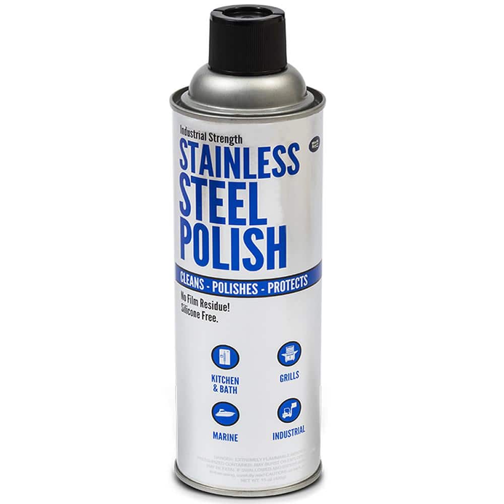 Stainless Steel Cleaner Polish Veslee Aerosol Spray Stainless Steel Chrome  & Aluminium Cleaner Polish 450ml