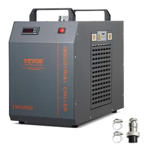 Industrial Water Chiller Industrial Water Cooler with Built-in Compressor 7L Water Tank Capacity 13 L/min Max Flow Rate