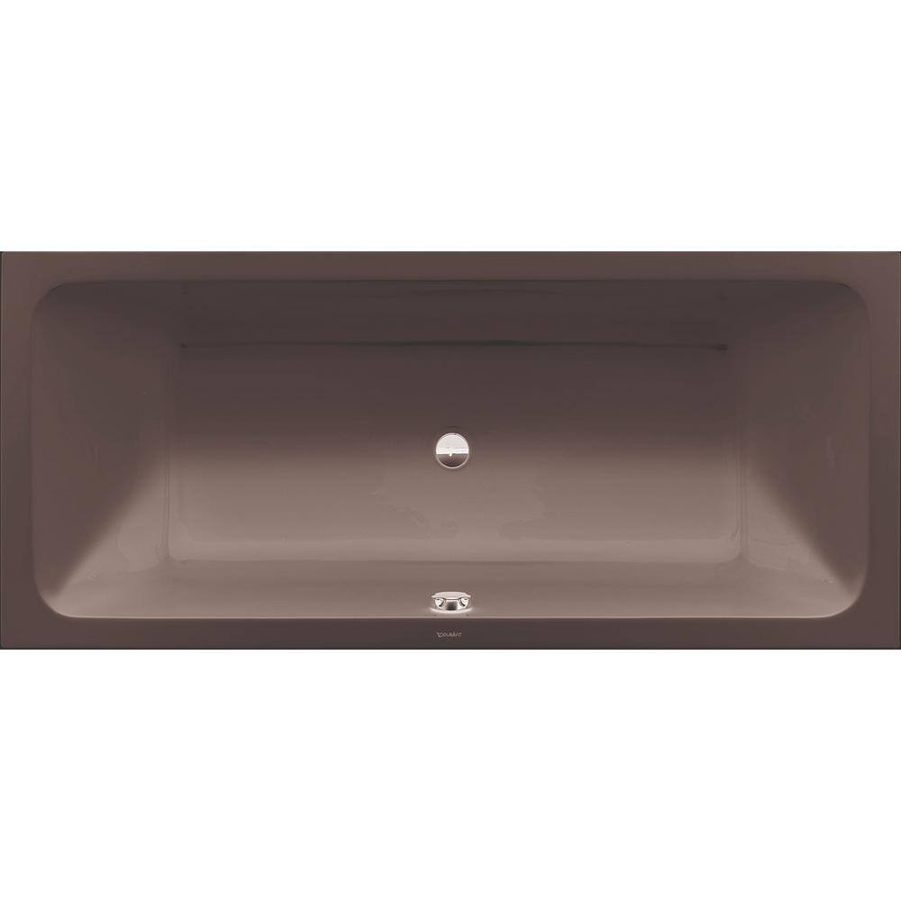 D-Code 71'' White Acrylic Rectangular Drop-In Soaking Bathtub
